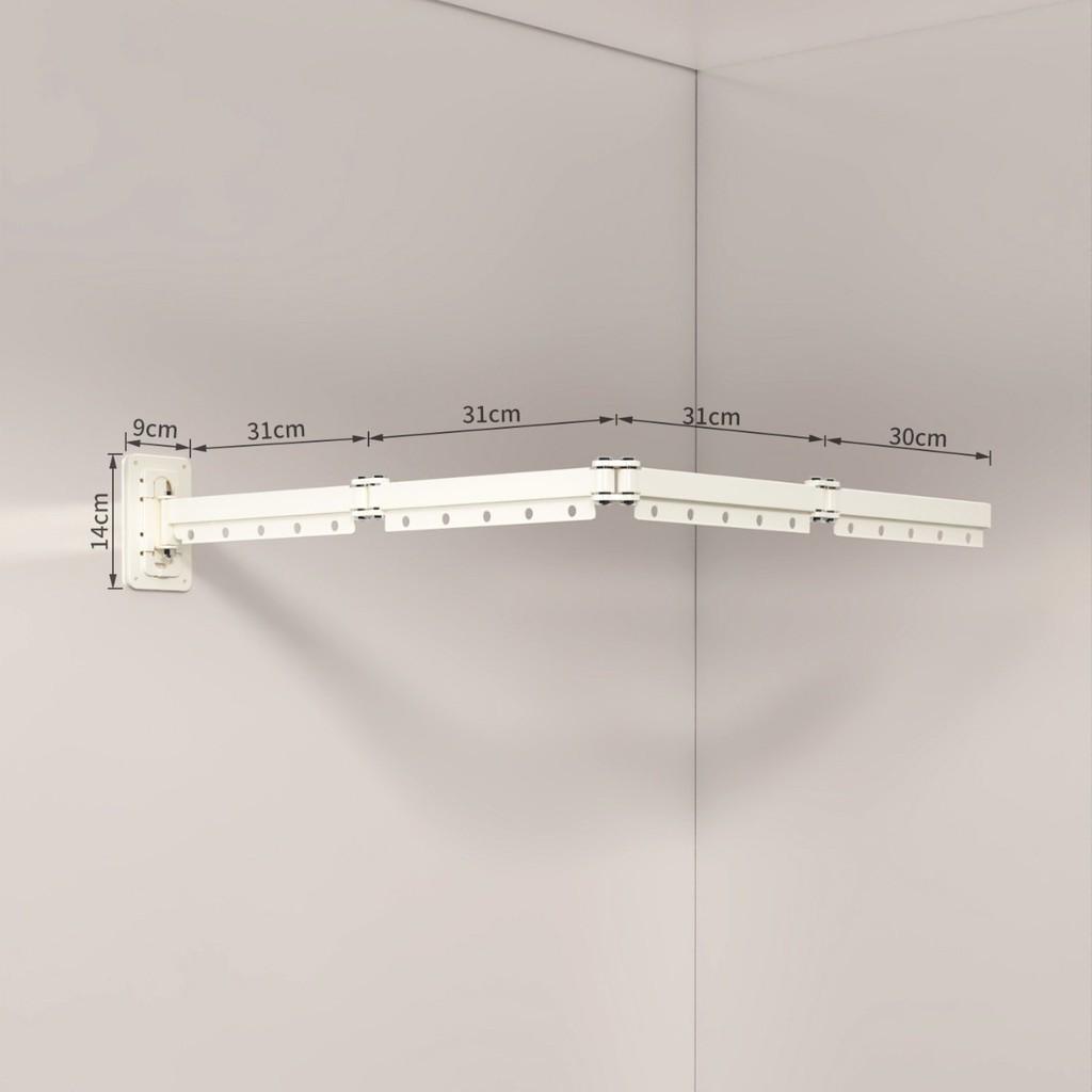Folding Bathroom Divider No-Drill Waterproof Wet-Dry Separation Shower Curtain Alloy Track Shower Partition Supplies