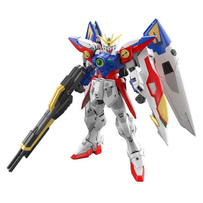 BANDAI SPIRITS RG New Mobile Report Gundam Wing Wing Gundam Zero 1/144 Scale Color-Coded Plastic Model Multicolor