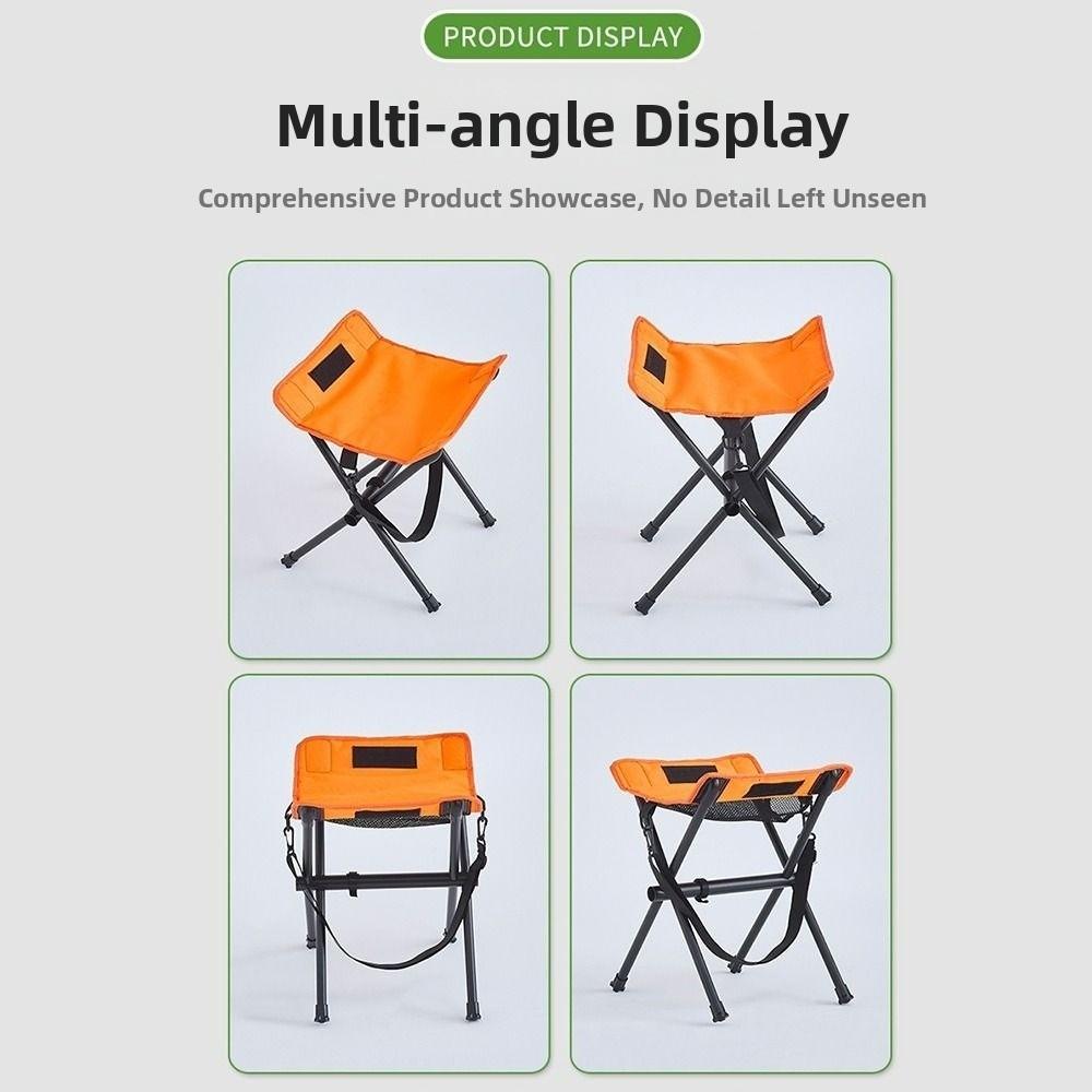 Strong Load-bearing Camping Chair Ultra-Light Fishing Chair Outdoor Folding Stool  Beach Use