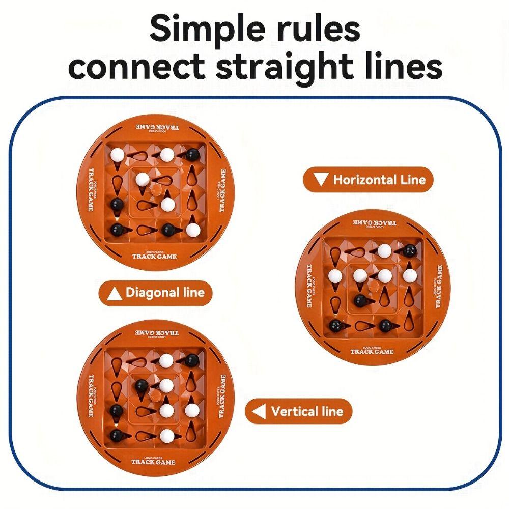 Creativity 4 In A Row Game Educational Track Logic Board Strategy Game Orbit Logic Board Game  Kids