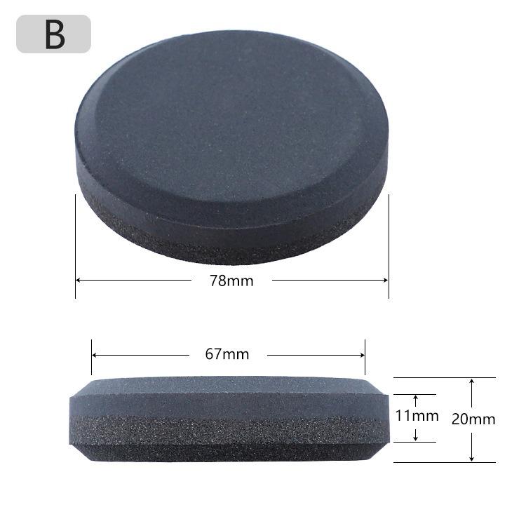5 Inch Double Sided Sharpening Stones Kitchen Sharpener Round Knifes Sharpener