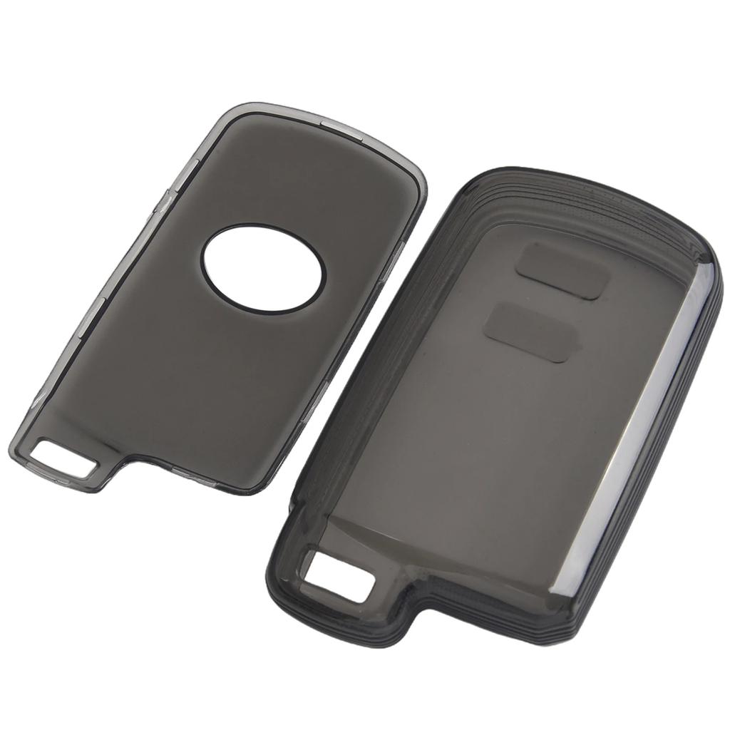 For Toyota- For Corolla- Car Key Fob Cover Case Holder Protector Transparent Black Car Key Fob Cover Case Direct Replacement