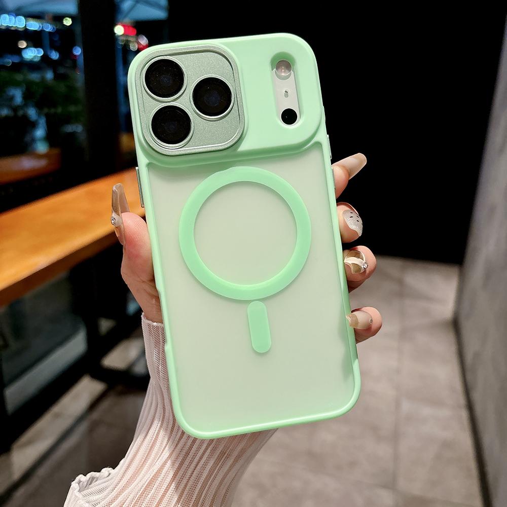 Matte Translucent Hard Phone Case For IPhone 17 16E 15 14 Plus 13 12 11 ProMax Magnetic Wireless Charge Shockproof Protect Cover