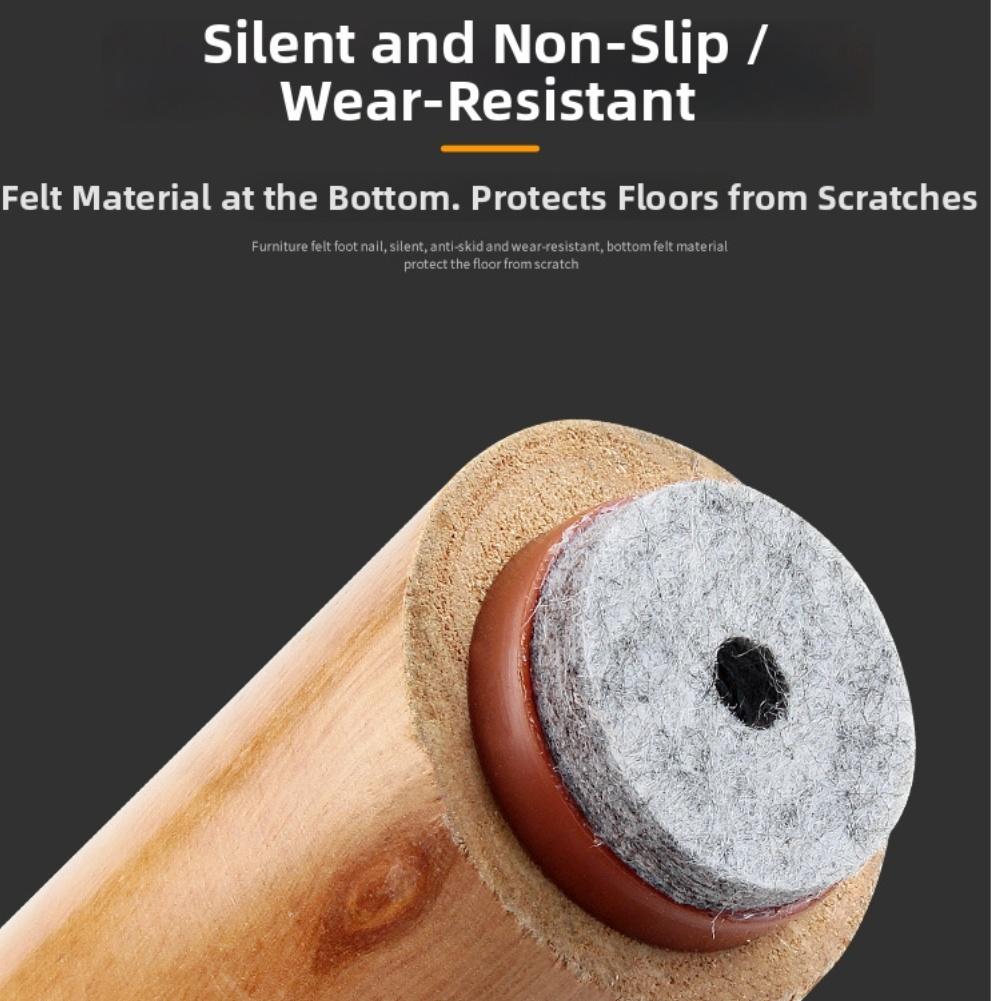 Scratch And Dent Prevention Furniture Gliders Self-adhesive Backing