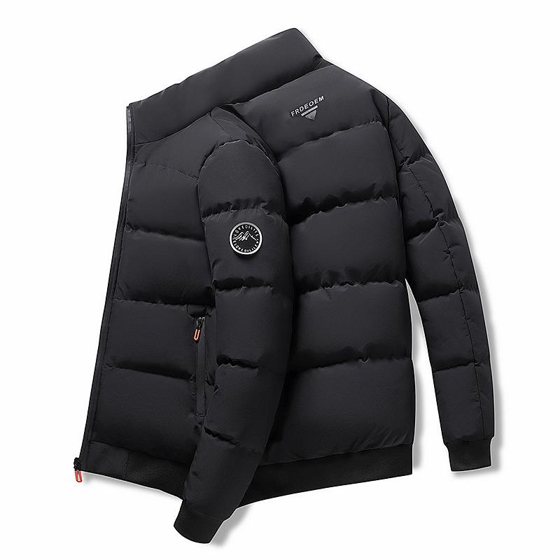 New Men's Padded Clothes Trendy Stand-up Collar Padded Jacket Autumn and Winter Casual Padded Clothes Men's Clothing