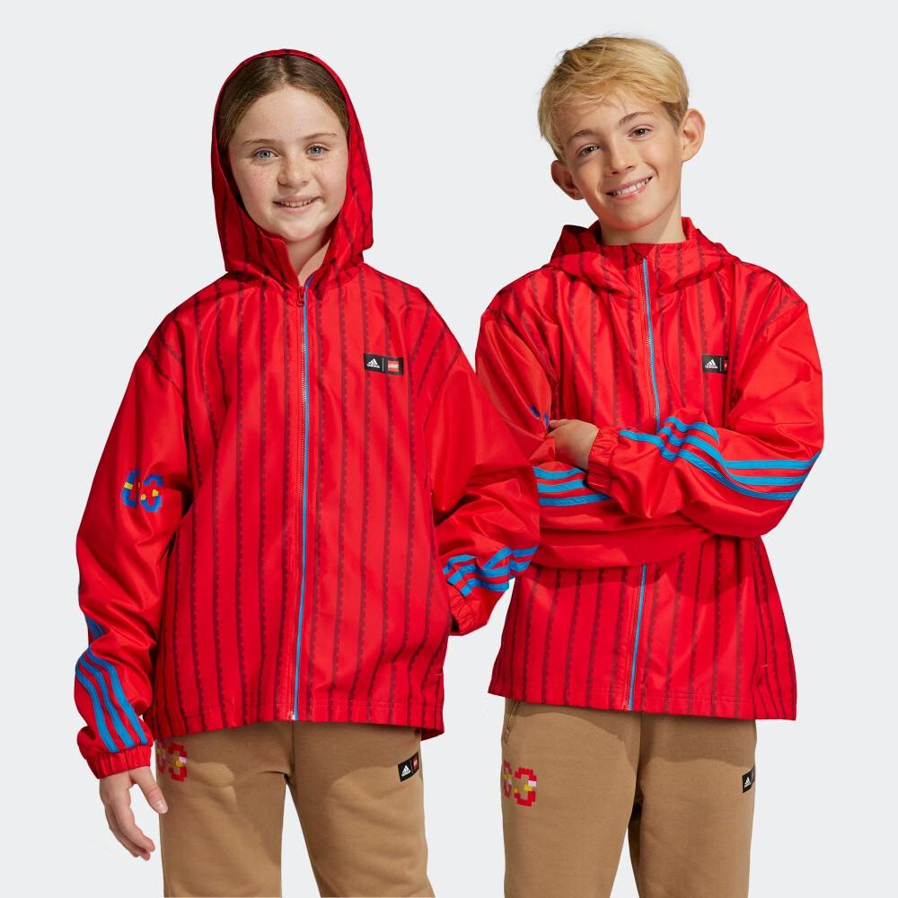 adidas Kids' Top Adidas X LEGO Collaboration Collection Hooded Teenagers HS1163