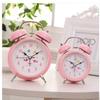 Creative and Fashionable Bedside Mute Simple Student Cartoon Alarm Clock Multifunctional Metal Children Luminous Small Watch