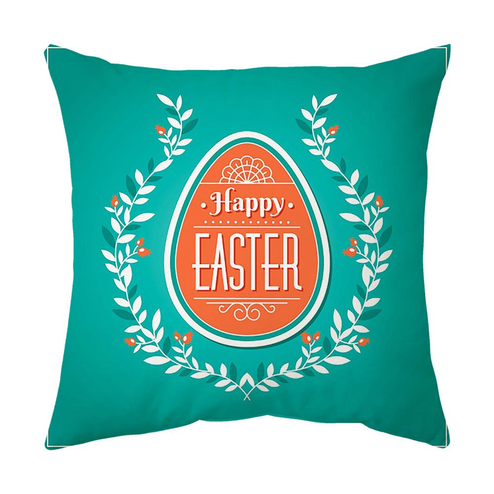 Easter Pillow Cover Cartoon Sofa Cushion Cover Office Waist Cushion Cover