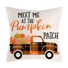 New Autumn Thanksgiving Pillowcase Home Decor Pumpkin Maple Leaf Truck Pillow Sofa Cushion Cover