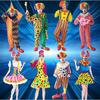 Cosplay d'Halloween Costume Tenue de performance Accessoires de scène, costumes de clown, tenues de jeu de rôle