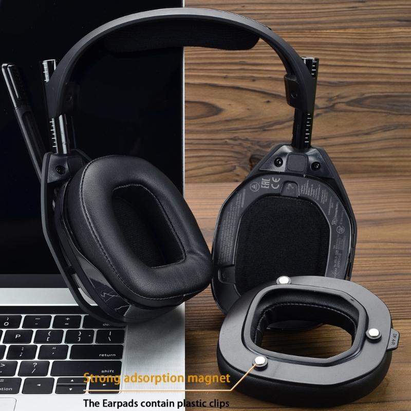 2x Pernițe Durabile pentru Urechi pentru Căști Astro A40TR, Manșoane, Pernițe pentru Urechi Ușor de Înlocuit, Manșoane, Husă, Pernă pentru Bandă de Cap