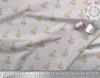 Soimoi Gray Japan Crepe Satin Fabric Dot & Deer Animal Print Sewing Fabric metre 42 Inch