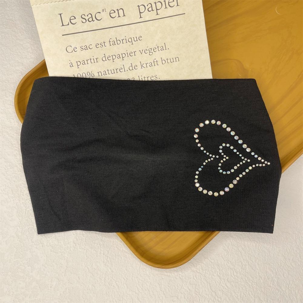 Knit Knitted Headband Yoga Sports Hairband Wide Edge Elastic Hairband  Girls