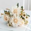 Flower Arrangements Artificial Flowers DIY Colorful Silk Dahlia Single Stem Flower Arrangement Silk Chrysanthemum Festival Decor