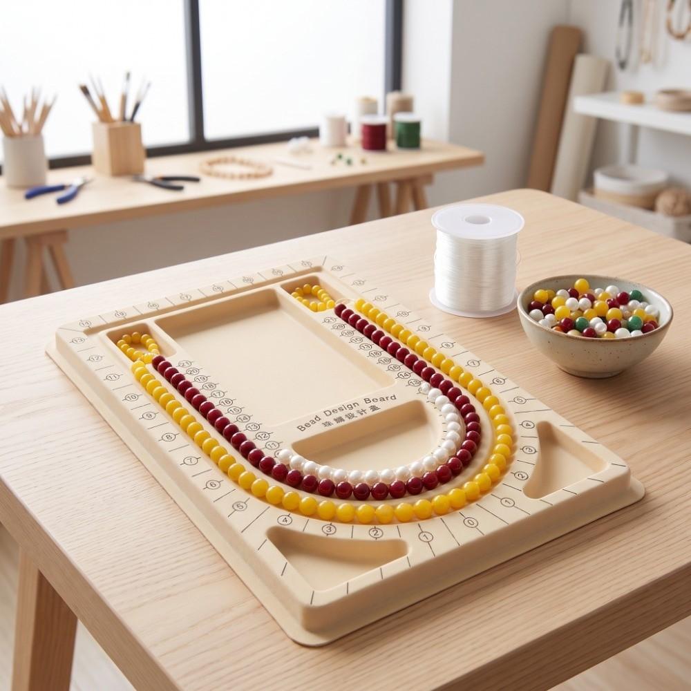 Handmade Bracelet Necklace Tray Scale Board Making Hand String Display Board  For DIY