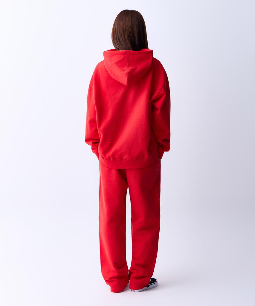 ADERNM Logo Sweatband Pants Red