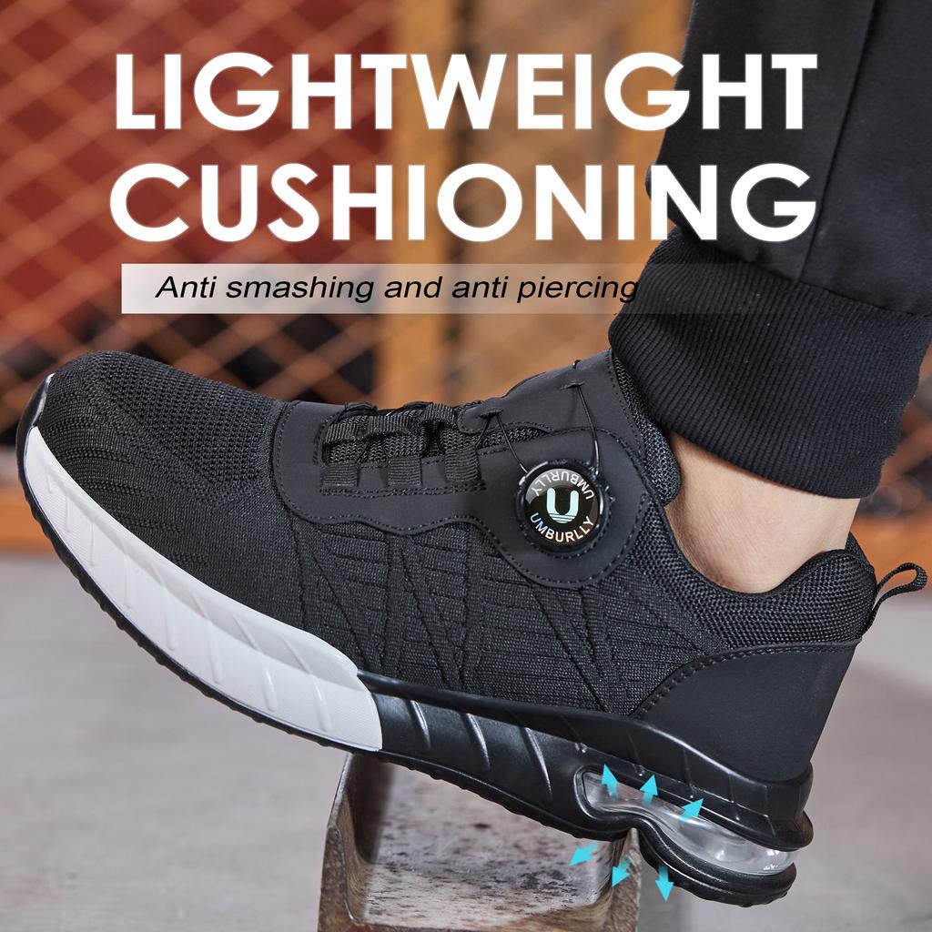 Styles Men Safety Boots With Steel Toe Cap Anti-smash Work Sneakers Safety Shoes Indestructible Work Boots Light Breathable