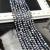 1String, Black Natural Freshwater Pearls, Handmade Nugget Pearl Beads for Jewelry Making DIY Crafts (Beads 6-7mm, 7-8mm, Length 36cm)