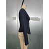 Women S Fashion Long Sleeve V Neck Striped Slim Fit Shirt