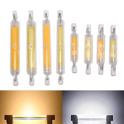 1Pcsr7S Cob Led Bulb Glass Tube For Halogen Replacement 78Mm/118Mm