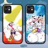 Anime Cartoon D-DiddlS For IPhone 16 15 14 Plus 13 12 11 Pro Max X XS MAX Translucent Matte Shockproof Cover