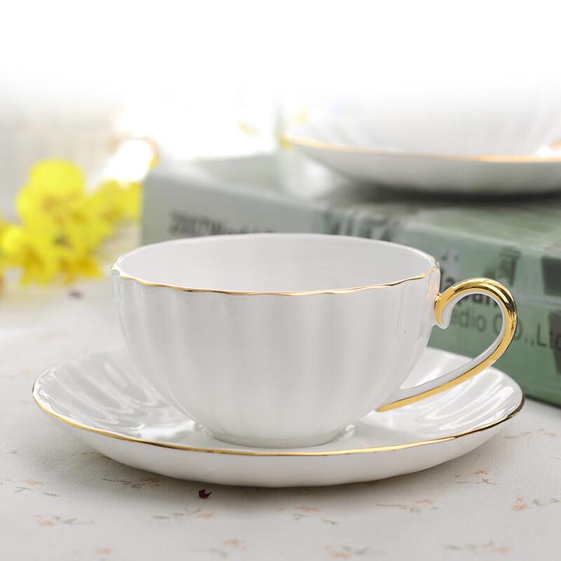Yuzhi European Bone China Pumpkin Coffee & Tea Cup Set