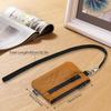 Small Wallet with 2 Zipper Pockets&Lanyard&Keychain ID Case Card Holder Coin Purse Badge Pouch for Boys Girls Women Men Travel Sports Outdoor