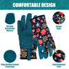 1 Pair Thorn Proof Gardening Gloves Polyester Fiber Pruning Gloves Breathable Garden Weeding Working Gloves for Picking Pruning