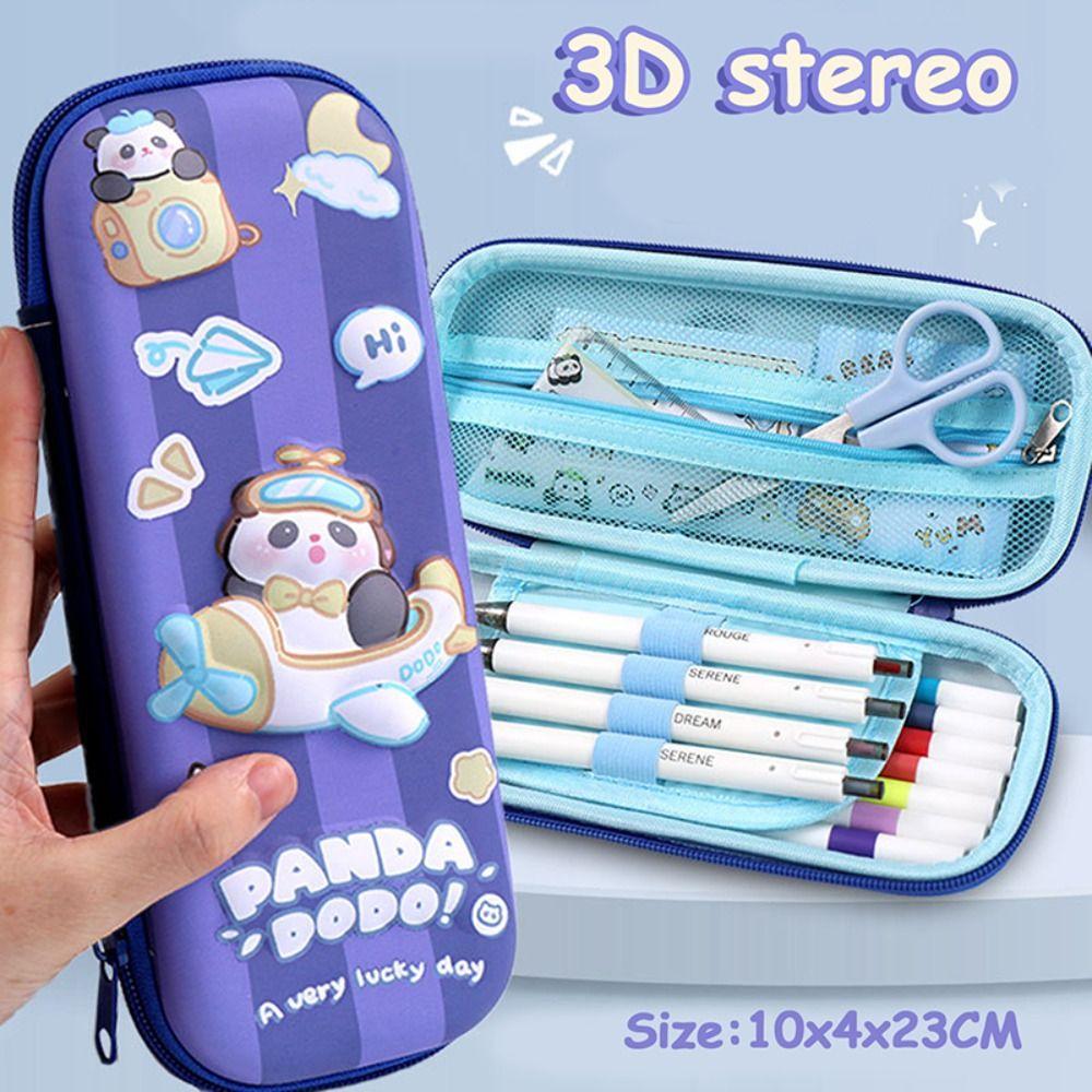 

Multifunctional 3D Capybara Pencil Case Stereoscopic Multi-layer Pencil Case Kids style 3