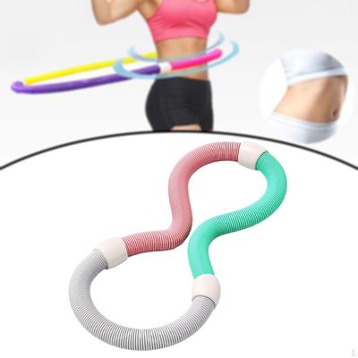 160cm Fitness Hula Hoop PVC Skládací Pasový Design pro Muže Ženy Děti