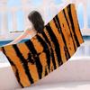 Leopard Print Beach Towel Absorbent Quick Dry Sandproof Microfiber Towel for Adults Ideal for Swimming Pool Travel Camping