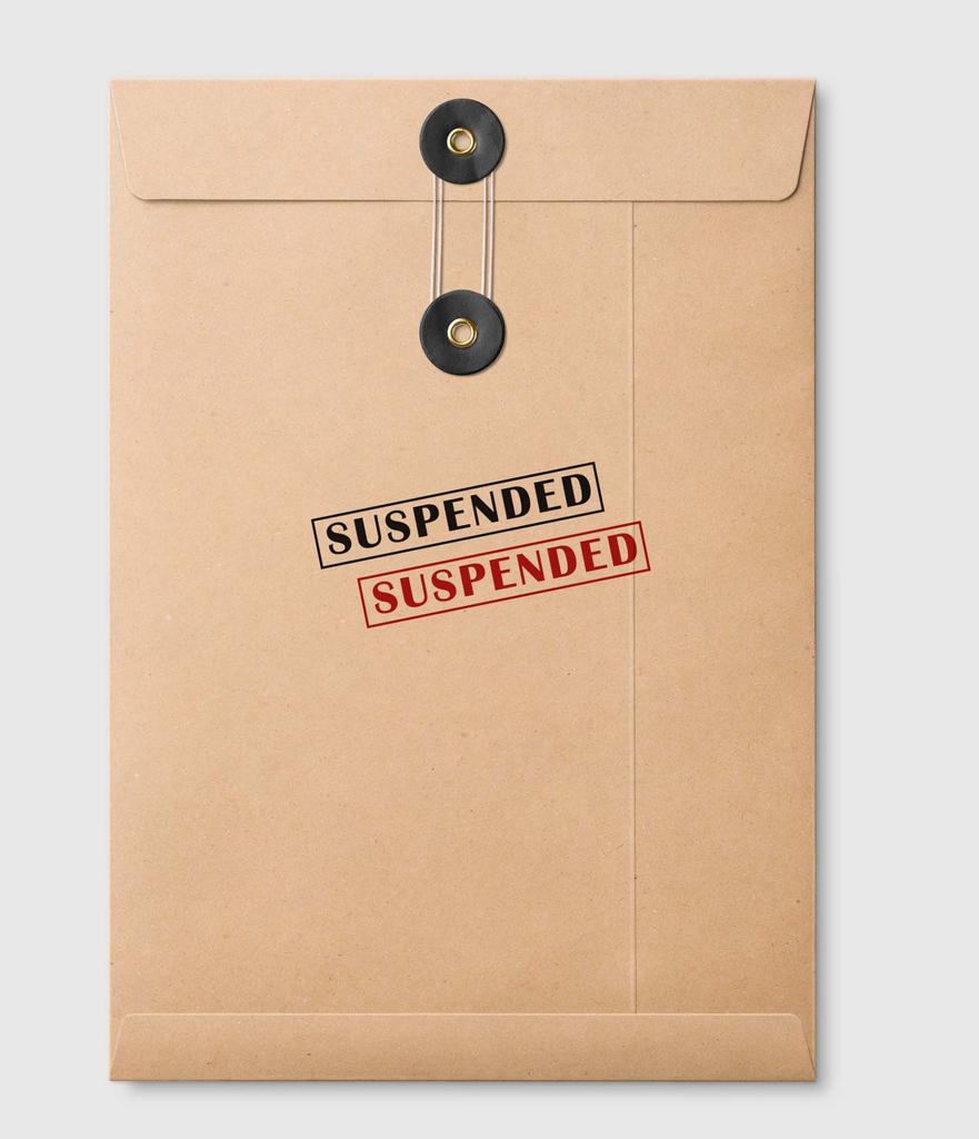 Printtoo Suspended Self Inking Rubber Stamp Pre-Inked Office Stamp- Home Office Business Stationery, Black- 42 X 9