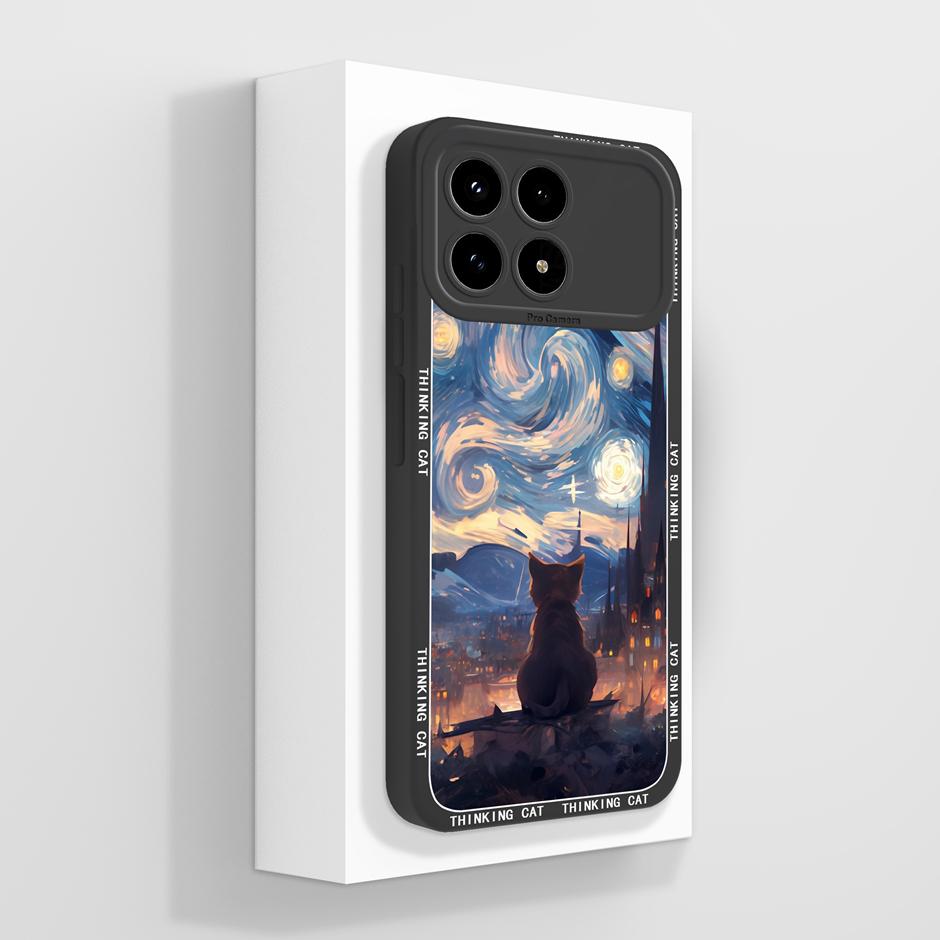 

Case For Xiaomi Poco F8 Pro Ultra Chinese Ink Wash Style Silicone Shockproof Cover For PocoF8Pro PocoF8Ultra Anti Scratch Fundas Xiaomi Poco F8 Pro