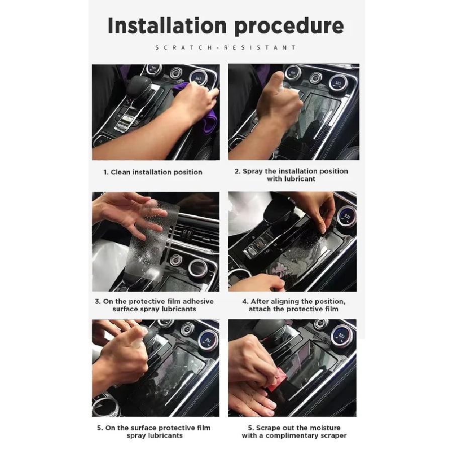 For ROEWE I5 2025 Car Interior Center Console Screen Protective Film Anti-scratch Repair Sticker Accessories