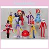 Барвисті ПВХ мультяшні фігурки моделі Цирку Магічних Чисел для модного прикрашання автомобіля
