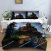 Exquisite 3D Game Outer Wilds Wallpaper Action Adventure Digital Printing Bedding Set Duvet Cover Comforter Bed Girls Boys Gift9