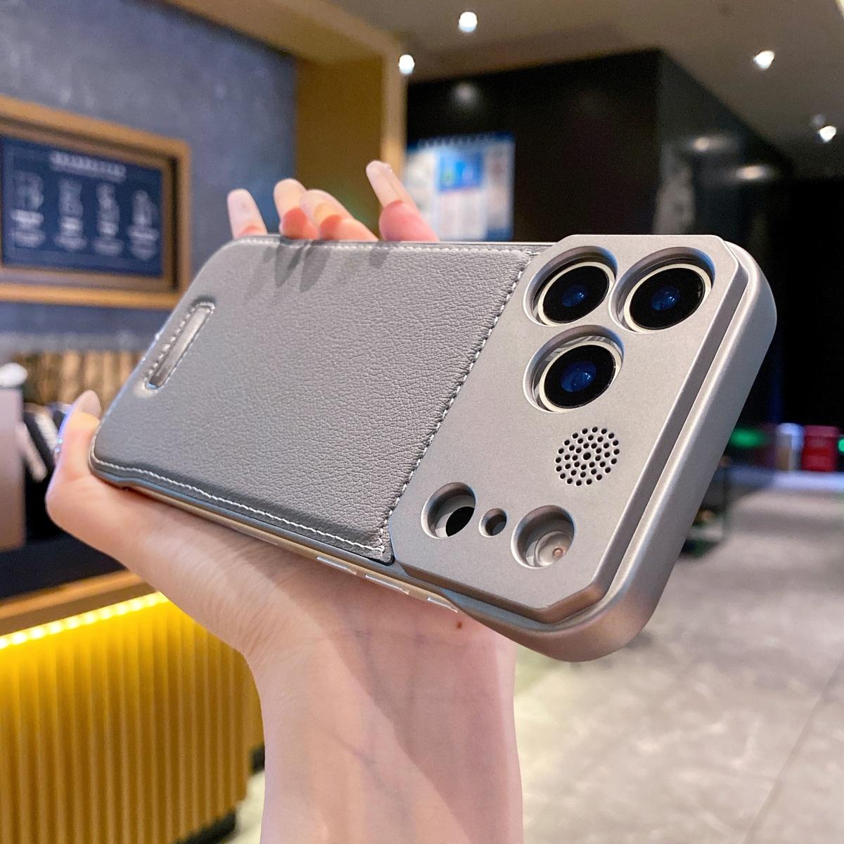 

Безрамочный кожаный чехол с ароматерапией для iPhone 17 Air 16 E 15 14 Plus 13 12 Mini 11 Pro Max Для Magsafe Магнитная деловая крышка iPhone15 Pro