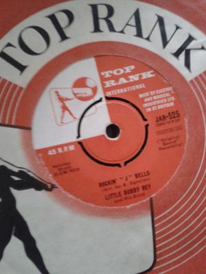 Płyta 7-calowa LITTLE BOBBY REY & HIS BAND - Rockin' "J" Bells JAR525 Top Rank Intern 1960 UK Rock Używana