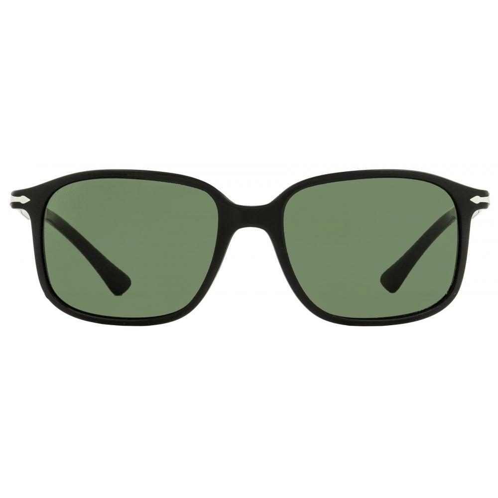 Persol Unisex Rectangular Sunglasses Po3246s 95 31 Black Gunmetal 53mm 95 31