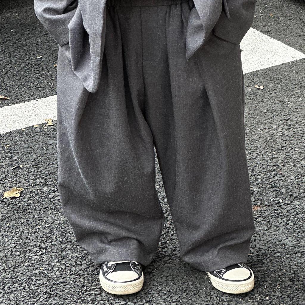 Boys' Spring 2026 Stylish Loose Suit Set - Formal Jacket Trend