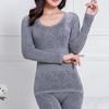 Lace Thermal Underwear Sexy Sleepwear Set Ladies Clothes Warm Winter Print Seamless Antibacterial Intimates Elastic Women Shaped Sets