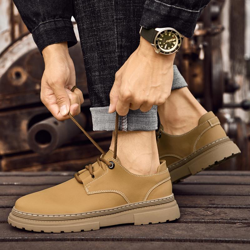 Fashion High quality trendy and fashionable men Shoes Lace Up Men's New Leisure  sneakers Plus size 37-47 Party office shoes