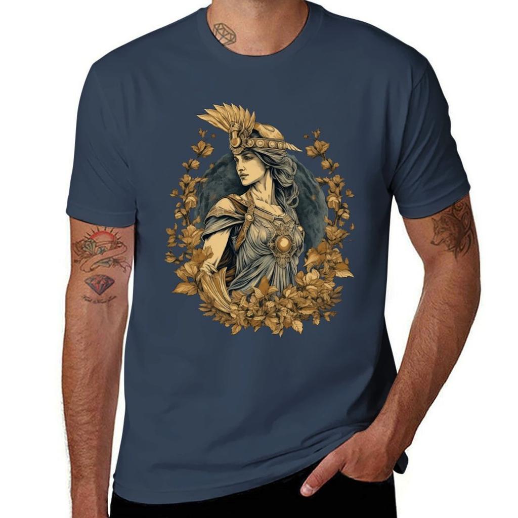 Athena The Greek goddess TShirt Basic Lightweight Short Sleeve Tee