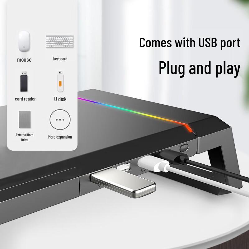 Multi-functional Monitor & Laptop Riser Stand