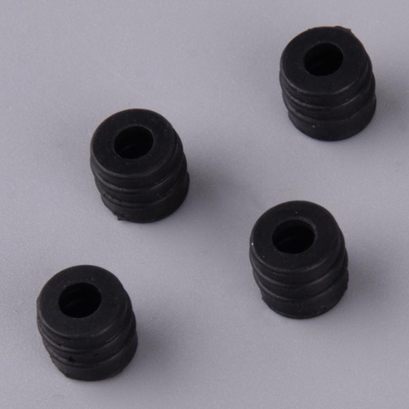 

4Pcs Carburetor Tee Gasket Seal Fit for Suzuki RF600R RF900R GS500E GS500ET GSF400 Black Rubber