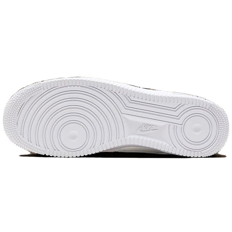 Nike Air Force 1 07 Premium Molten Metal Swoosh Pack - Chrome Unisex Sneakers White Black FV3616-101