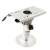 Marine Adjustable Seat Pedestal Manual 330‑480mm Height 225mm Base for RVs Yachts Boats