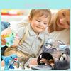 Conjunto Adorável de Brinquedos de Dinossauros de Pelúcia Apresentando Pterodáctil Realista, T-rex e Dinossauros de Pescoço Longo Para Decoração de Casa