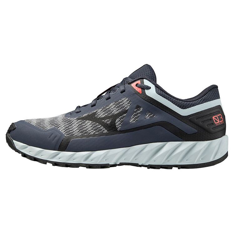 Mizuno Wave Ibuki 3 Comfortable Shock Absorption Slip Resistant Wear Resistant Breathable Low Top Running Shoes Men Sneaker Gray Blue J1GJ207309