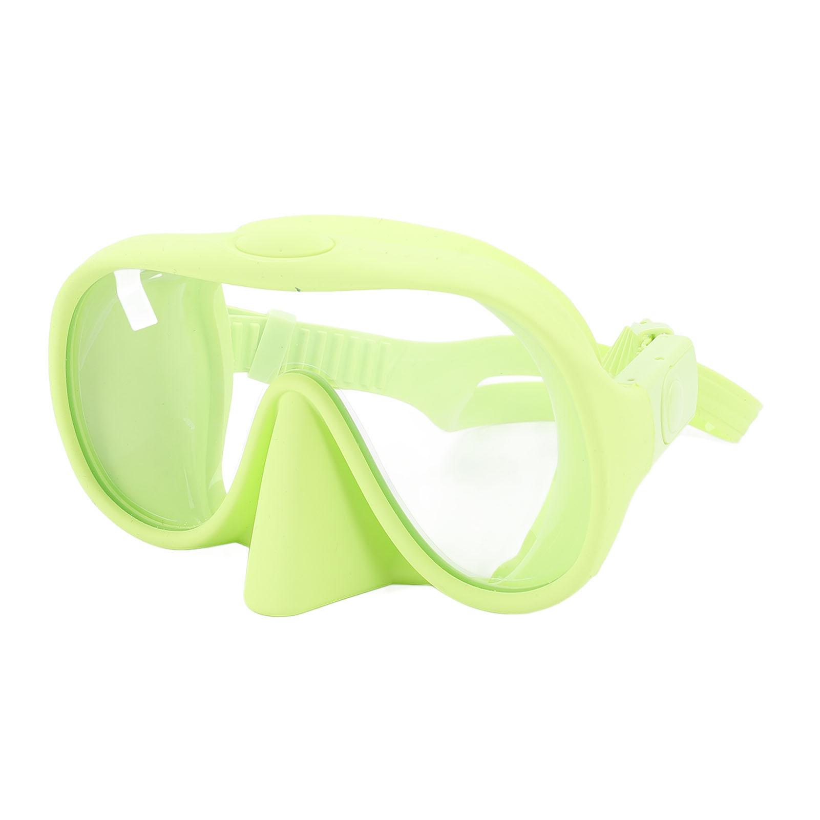 

Маска для дайвинга силиконовая складная с большим обзором из закаленного стекла портативная с защитой от запотевания очки для плавания фрукты